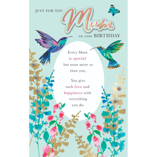 Picture of JUST FOR YOU MUM BIRTHDAY CARD